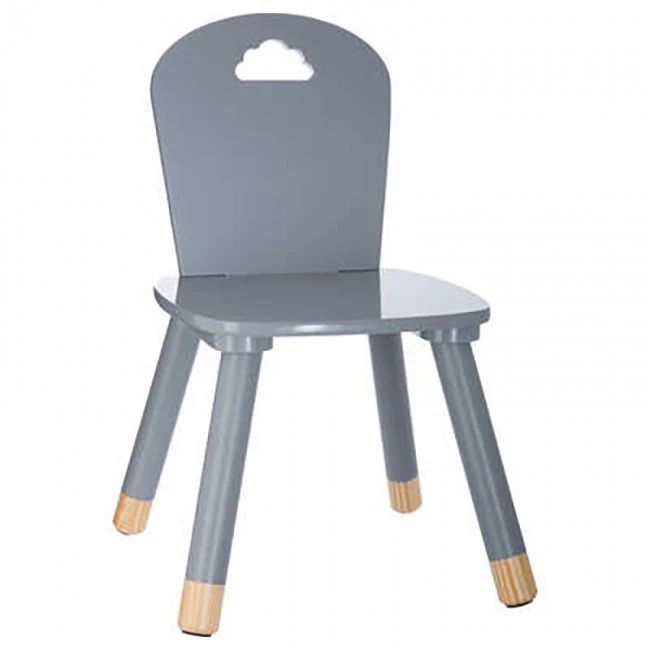Children&#039;s chair Playful pakoworld grey 32x31.5x50cm