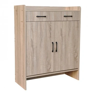 Gazen pakoworld 12-pair shoe rack with drawers in natural color 80x33x100cm