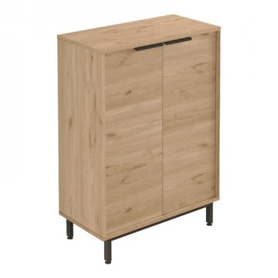 Shoe rack Kinga 5 shelves pakoworld in natural 72x35.5x105.6cm