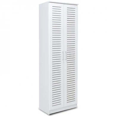 Shoe cabinet Sante pakoworld 21 pairs dark white 60x37x183cm