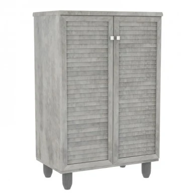 Shoe cabinet SANTΟ pakoworld 10 pairs antique anthracite 60x34.5x91.5cm