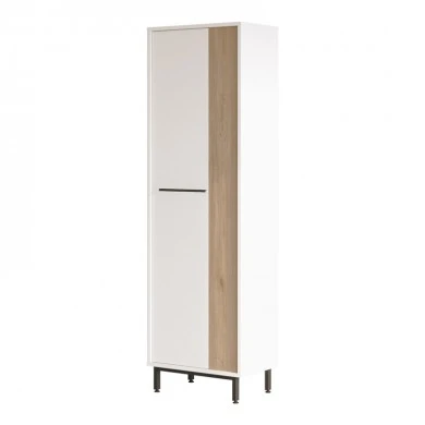 Shoe rack for 18 pairs Scarpiera pakoworld in natural-white shade 57.2x35.5x185.65cm