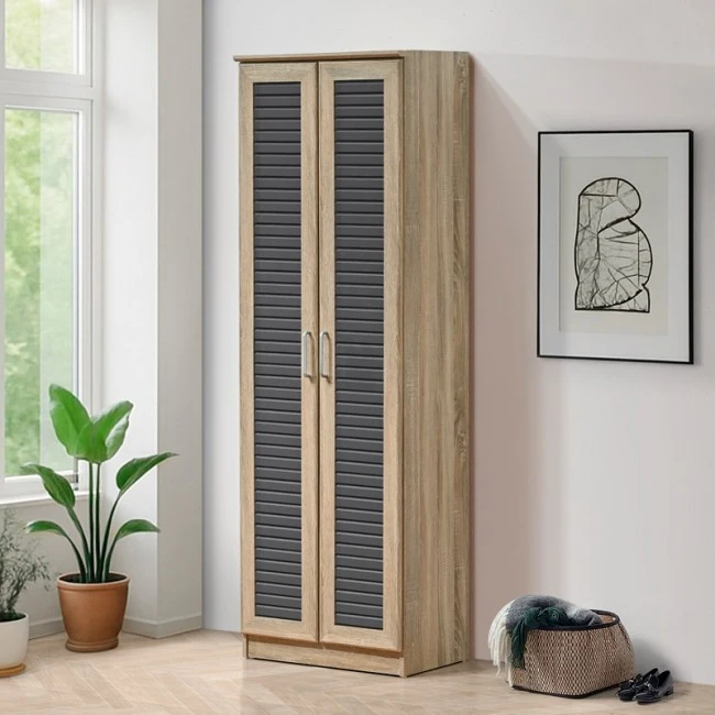 Shoe cabinet Sante pakoworld 21 pairs sonoma 60x37x183cm