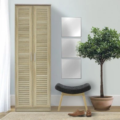 Shoe cabinet Sante pakoworld 21 pairs sonoma 60x37x183cm