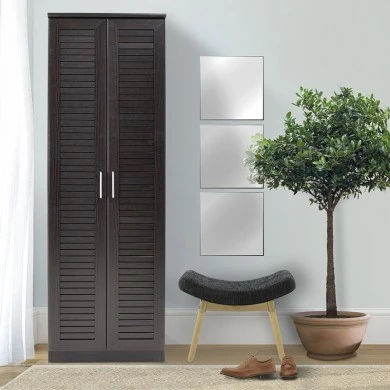 Shoe cabinet Sante pakoworld 21 pairs wenge 60x37x183cm