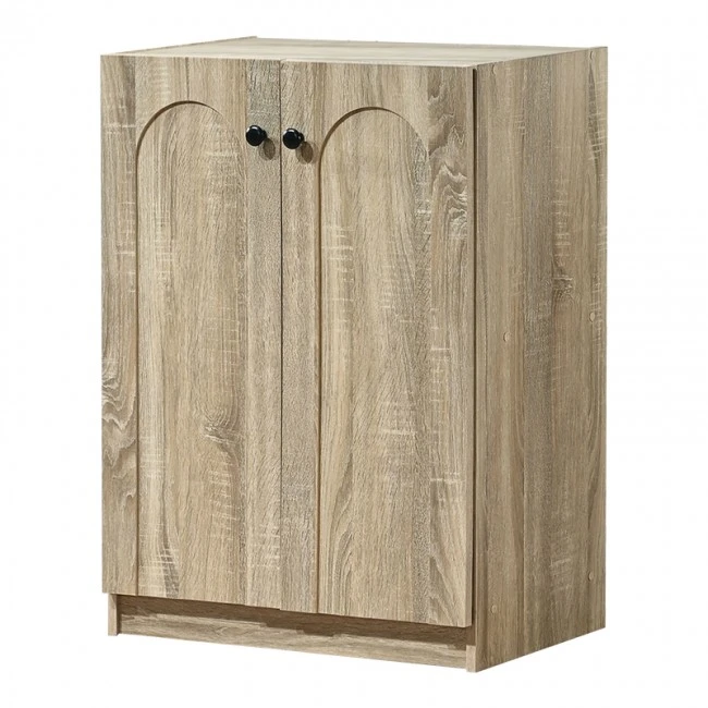 Shoe cabinet Ambera pakoworld sonoma color 60x36.5x81.5cm