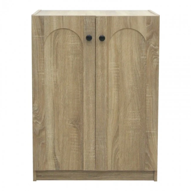 Shoe cabinet Ambera pakoworld sonoma color 60x36.5x81.5cm