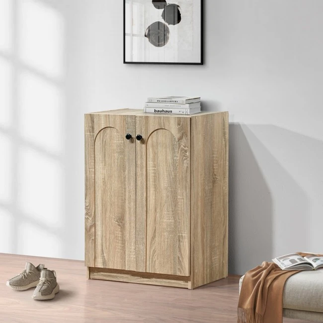 Shoe cabinet Ambera pakoworld sonoma color 60x36.5x81.5cm