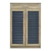 Shoe cabinet Sante pakoworld 20 pairs sonoma-dark grey color 80x37x123cm