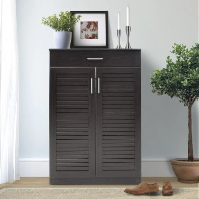 Shoe cabinet Sante pakoworld 20 pairs wenge 80x37x123cm