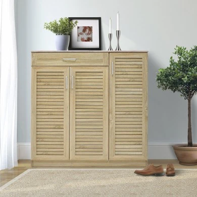 Shoe cabinet Sante pakoworld 30 pairs sonoma 120x37x123cm