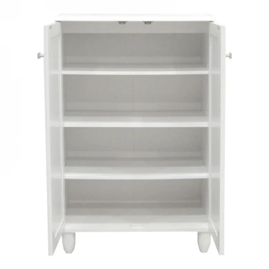 Shoe cabinet Santo pakoworld 10 pairs in white color 60x34.5x91.5cm