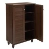 Shoe cabinet SANTΟ pakoworld 10 pairs walnut 60x34.5x91.5cm