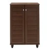Shoe cabinet SANTΟ pakoworld 10 pairs walnut 60x34.5x91.5cm