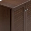 Shoe cabinet SANTΟ pakoworld 10 pairs walnut 60x34.5x91.5cm