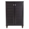Shoe cabinet SANTΟ pakoworld 10 pairs wenge 60x34.5x91.5cm