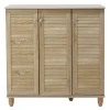 Shoe cabinet SANTΟ pakoworld 16 pairs sonoma 89.5x34.5x91.5