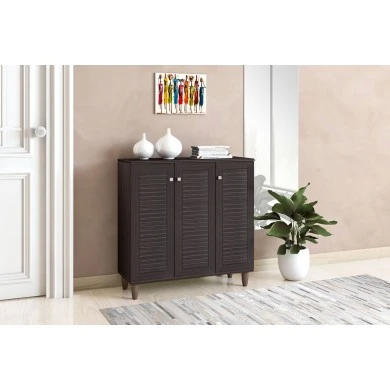 Shoe cabinet SANTΟ pakoworld 16 pairs wenge 89.5x34.5x91.5cm