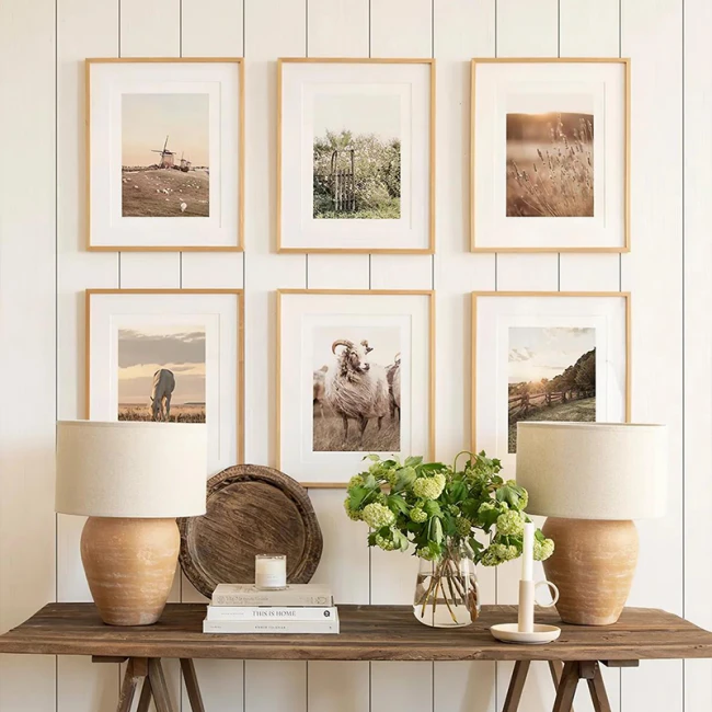 Wall art in frame Kaelis pakoworld six-panel with digital print 33x1.5x48cm