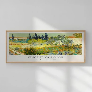 Wall art in frame Necanto pakoworld with digital print 120x2x50cm