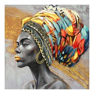 Canvas painting Africana I 3D Inart 100x3x100cm