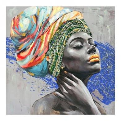 Canvas painting Africana 3D Inart 100x3x100cm