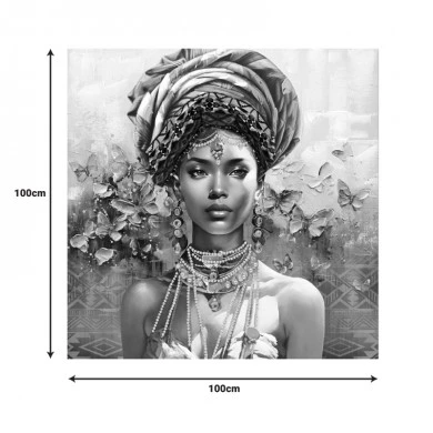 Baba 3D Inart canvas painting 100x3x100cm