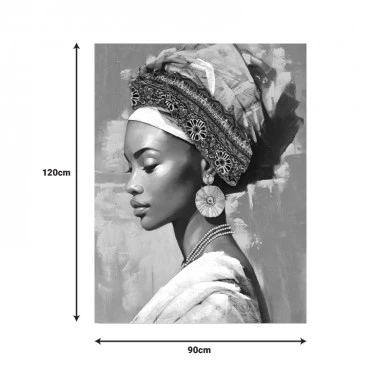 Πίνακας σε καμβά Danniela II 3D Inart 90x3x120εκ