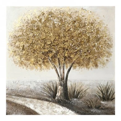 Canvas wall art  Forestree I 3D Inart 100x3x100cm