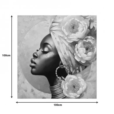 Canvas painting Giara Ι 3D Inart 100x3x100cm