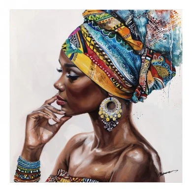 Painting on canvas Jalo Ι 3D Inart with frame 80x3.5x80cm