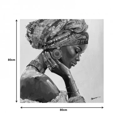 Painting on canvas Jalo 3D Inart with frame 80x3.5x80cm