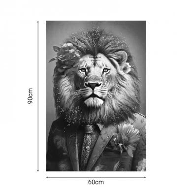 Canvas wall art  King 3D Inart 60x2.5x90cm