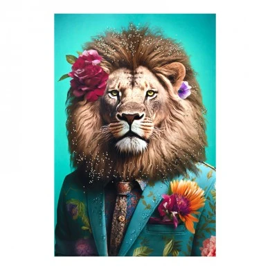 Canvas wall art  King 3D Inart 60x2.5x90cm