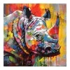 Canvas wall art Rhinocery Inart 80x3x80cm
