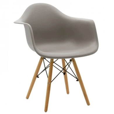 Armchair Julita pakoworld Propylene grey - oak