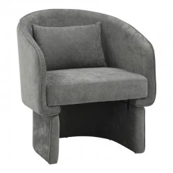 Armchair Playmob pakoworld fabric in gray shade 69x65x79cm Armchair Playmob pakoworld fabric in gray shade 69x65x79cm