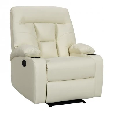Armchair relax Terpsi pakoworld PU cream 80x94x100cm