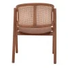Armchair Anlene pakoworld natural teak wood natural rattan 62x54x82cm