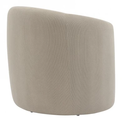 Barken armchair pakoworld fabric in beige shade 77x74.5x73cm