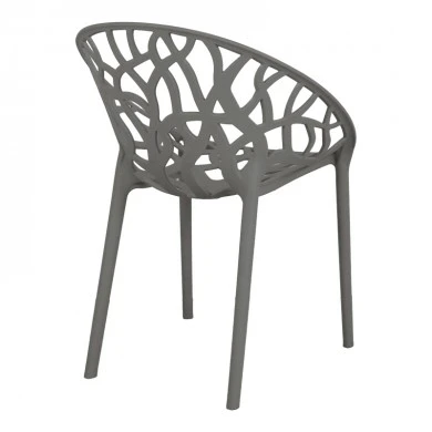 Daren pakoworld pp armchair in anthracite shade 59x60x79.5cm