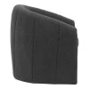 Fassy armchair pakoworld bouclé fabric in charcoal color 80x66x80cm