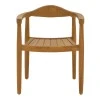 Armchair Ganny pakoworld teak wood in natural shade 59x56x71cm
