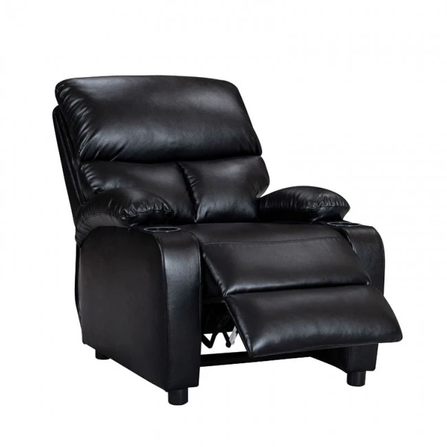 Armchair relax Gartia pakoworld PU black 79x94x102cm