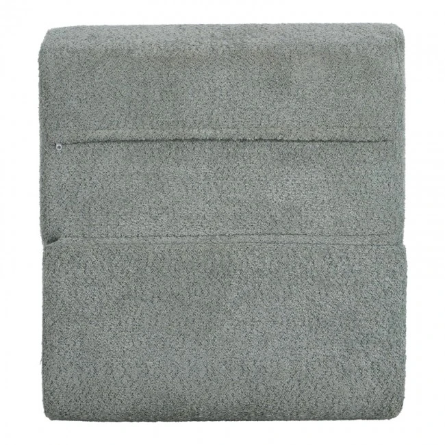 Armchair-Bed Ferderina pakoworld fabric in light grey color 66x102x73cm