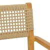 Armchair Lengan pakoworld teak wood frame in natural shade-beige rope 54x52x80cm
