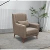 Medea armchair pakoworld fabric in beige shade 82x84x100cm