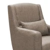 Medea armchair pakoworld fabric in beige shade 82x84x100cm