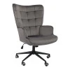 Lobima pakoworld executive office chair, swivel, charcoal velvet, 68x71x105-112cm