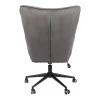 Lobima pakoworld executive office chair, swivel, charcoal velvet, 68x71x105-112cm
